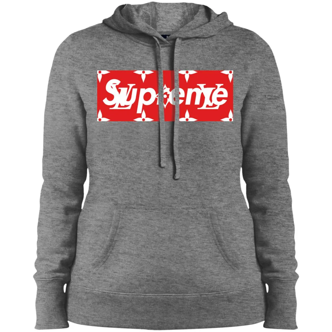 Louis Vuitton Box Supreme T-shirt Women Hooded Sweatshirt
