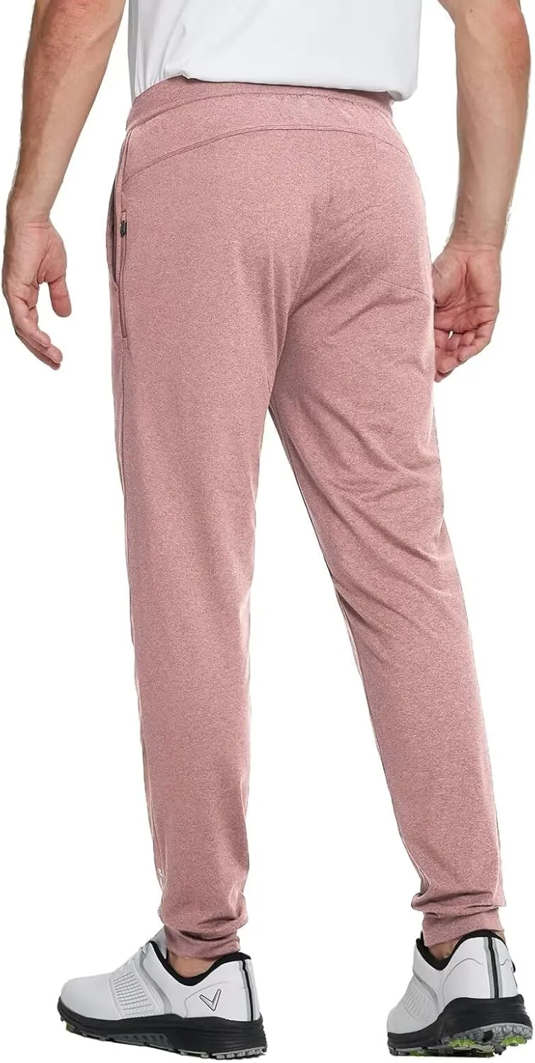 M MAELREG Mens Sweatpants with Zipper Pockets Moisture Wicking Workout Training Running Golf Athletic Track Pants Mens Jogger