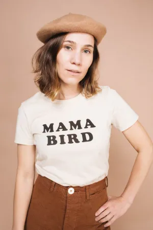 Mama bird t-shirt the original cream