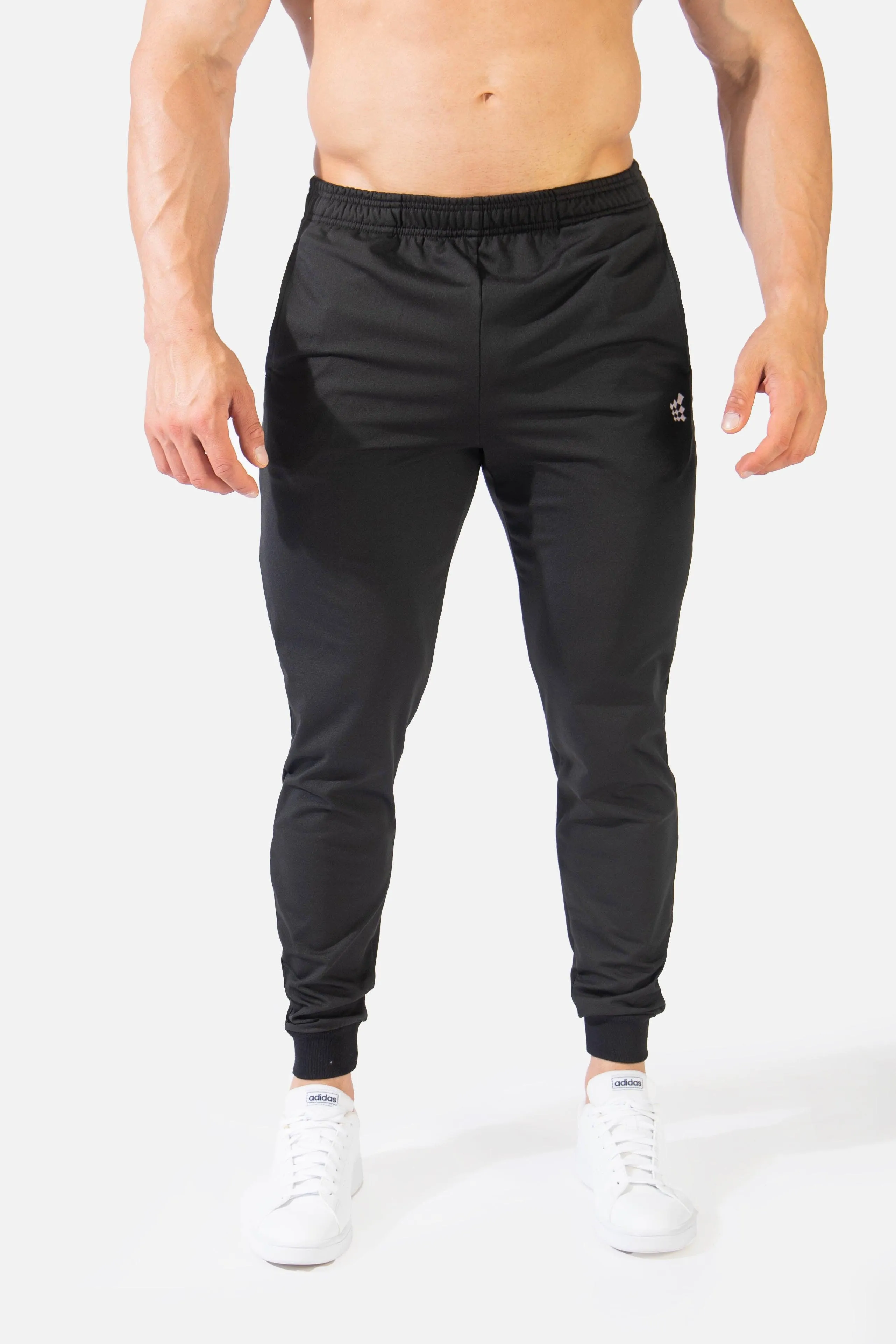 Matrix Tapered Joggers - Black