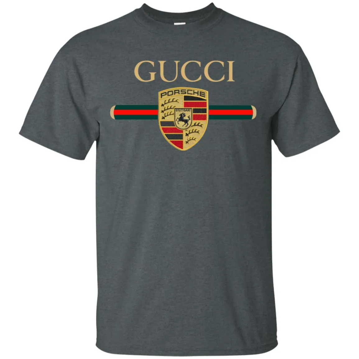 New Gucci Porsche Shirt Men Cotton T-Shirt