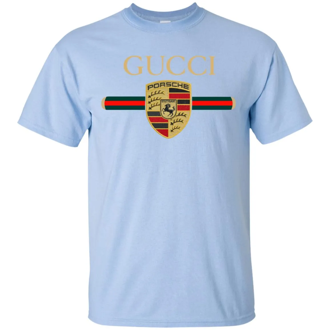 New Gucci Porsche Shirt Men Cotton T-Shirt