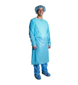 Non-Surgical Polyethylene Isolation Gown, AAMI Level I