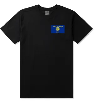 Oregon State Flag OR Chest Mens T-Shirt