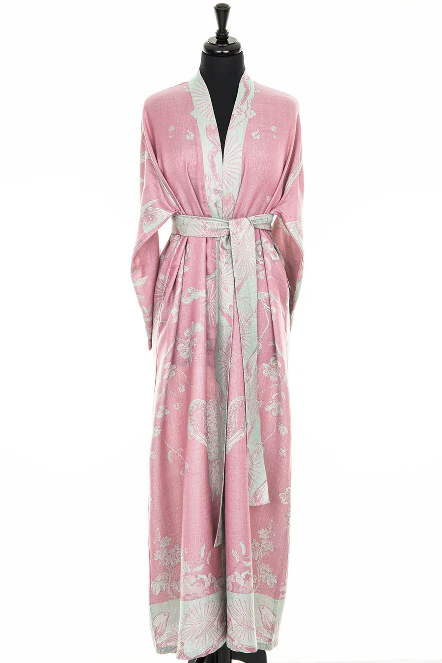 Reversible Dressing Gown in Rococo Pink