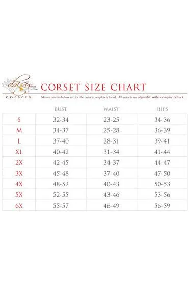 Top Drawer 3 PC Sequin Witch Corset Dress Costume