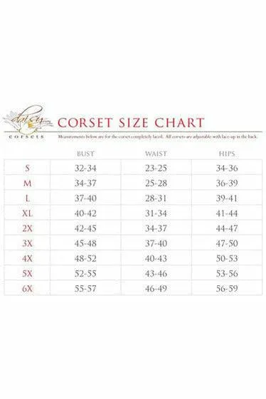 Top Drawer 4 PC Sequin Witch Corset Costume