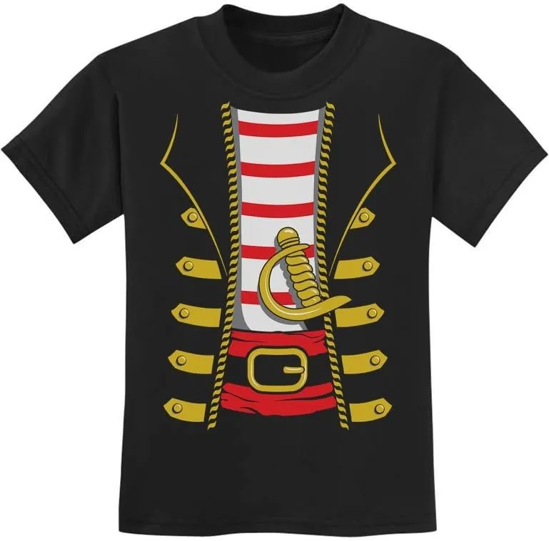 Tstars Kids Pirate Shirt Buccaneer Costume Youth Boys Girls Shirts