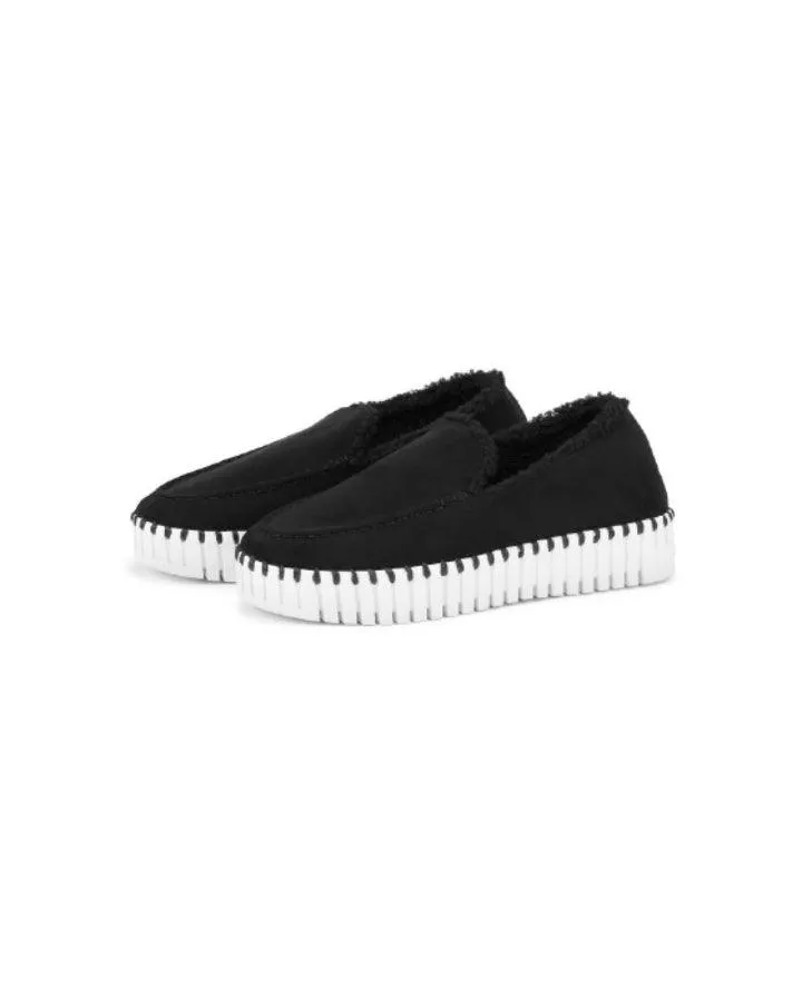 Tulip Lined Platform Loafer