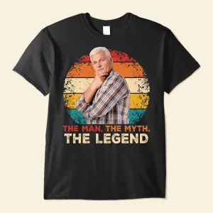 Upload Photo The Man, The Myth. The Legend - Personalized Papa Gift Shirt