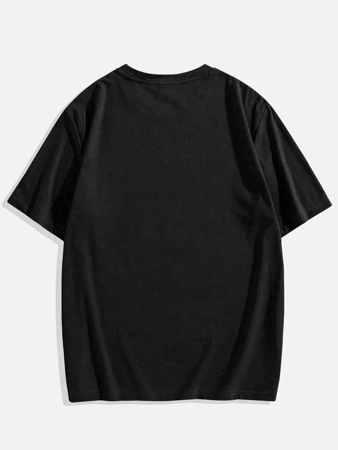 Verdusa Women's Lip Graphic Print Drop Shoulder Hiphop Tees Oversized Y2k T Shirts