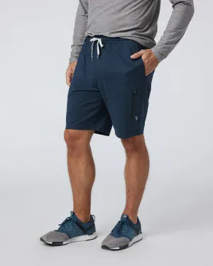 VUORI Sunday Performance Short 8" - INK HEATHER