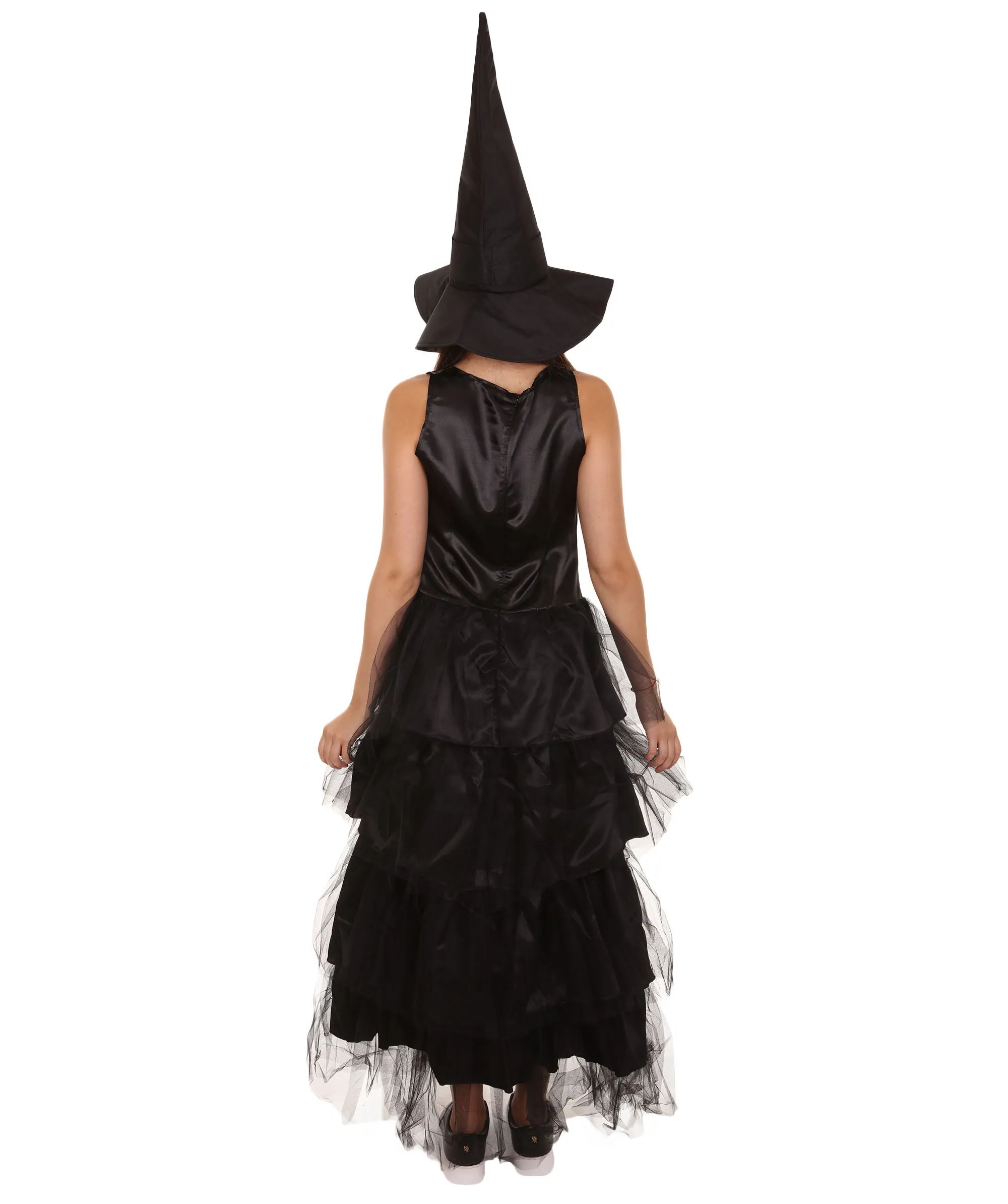 Women's Black Evil Witch Dress Cosplay Costume