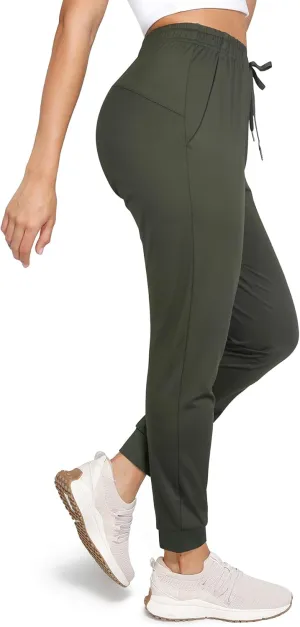 Womens Joggers with Pockets Ultra Soft Tapered Leg Joggers for Workouts and Running