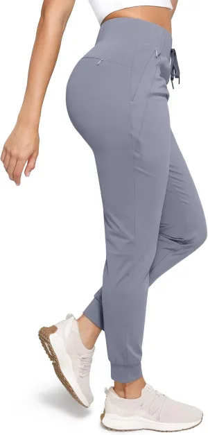 Womens Joggers with Pockets Ultra Soft Tapered Leg Joggers for Workouts and Running