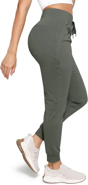 Womens Joggers with Pockets Ultra Soft Tapered Leg Joggers for Workouts and Running