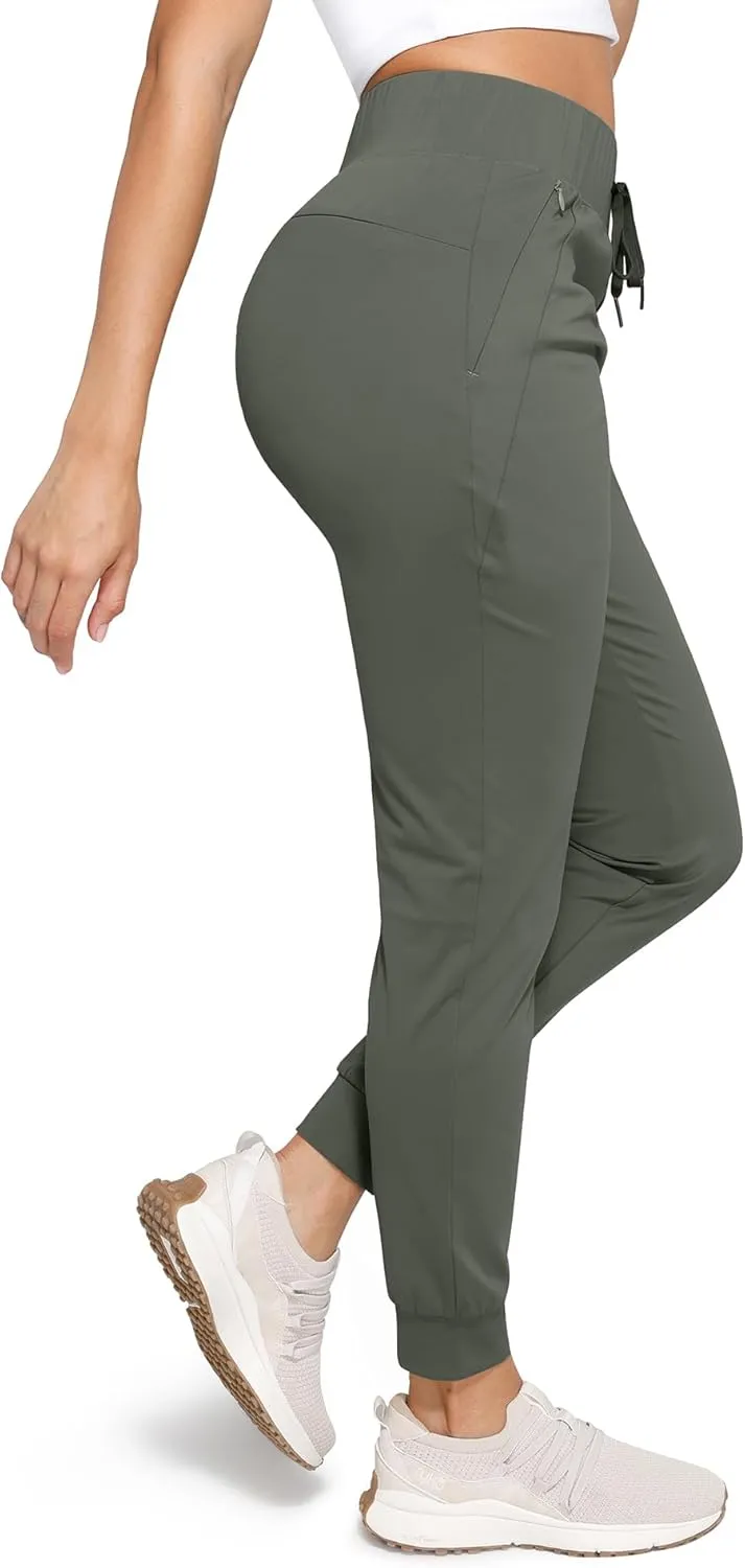 Womens Joggers with Pockets Ultra Soft Tapered Leg Joggers for Workouts and Running